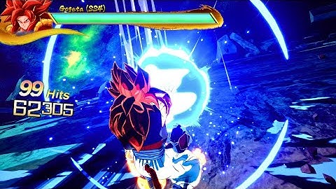 Anime Accurate SSJ4 Gogeta Sparking Zero Combo....