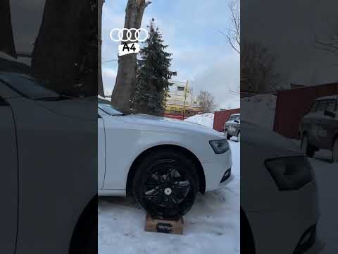 примерка дисков: Audi A4 #литыедиски #шины #audi