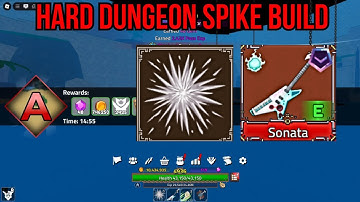 A Rank Spike Hard Dungeon Build! | King Legacy