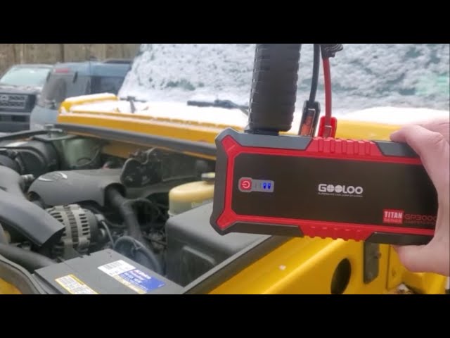 GOOLOO GP3000 Jump Starter, 3000A Portable Car Jump Starter up to 10.0L Gas  Engines & 8.0L Diesel 