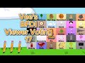 Vee's BFDI Viewer Voting 17