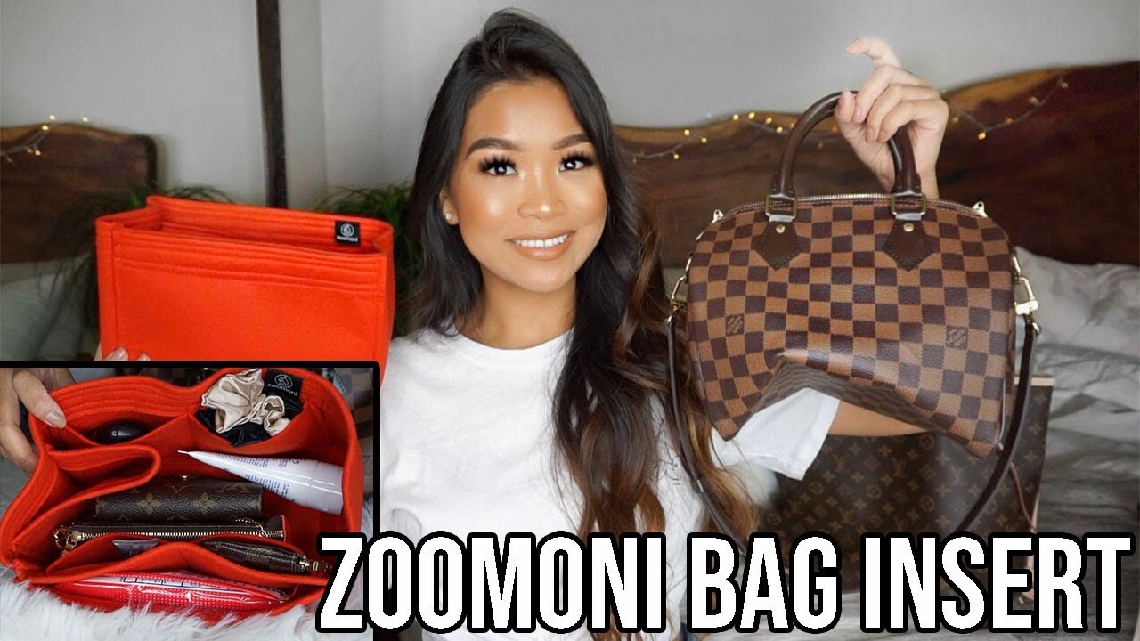 LOUIS VUITTON ALMA BB - What's In My Bag With Zoomoni Bag Insert Organizer  