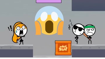 Save Her(WEEGOON) Gameplay Walkthrough - Levels 51-75 Solution - Funny Stickman Brain Game #SaveHer