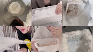 ASMR FREEZER FROST ICE EATING  | SOFT ICE  | FREEZER FROST ICE  | CRUNCHY FROST | screenshot 3