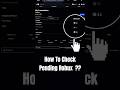 Mobile se Pending Robux kaise check kare? 💰🔥 • how to check robux pending on mobile #roblox #shorts