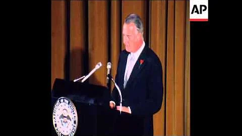 SYND 10-10-73 SPIRO AGNEW'S LAST PUBLIC APPEARANCE