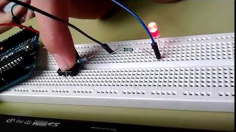 Encendido de un Led con un pulsador ARDUINO
