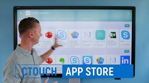 Tutorial: CTOUCH Laser Nova - Gebruik App Store