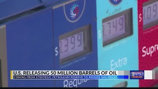 Biden administration to release 50 million barrels of oil from strategic reserve