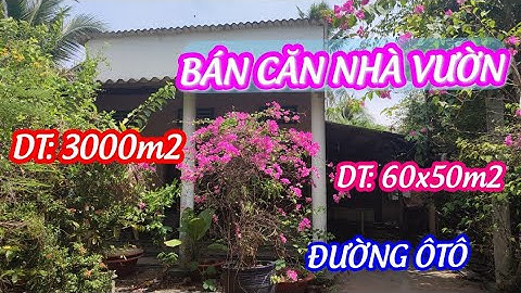 TẬP 687 BÁN CĂN NHÀ VƯỜN 60x50M2 GIÁ:1,2TỶ/1000M2,ĐƯỜNG XE ÔTÔ