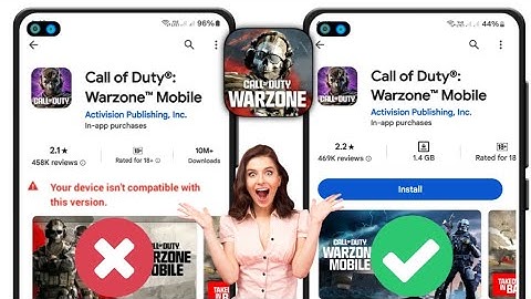 Fix Call Of Duty Warzone Mobile Your Device Isn