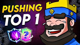 Pushing To *TOP 1* Live with the Best Clash Royale Deck