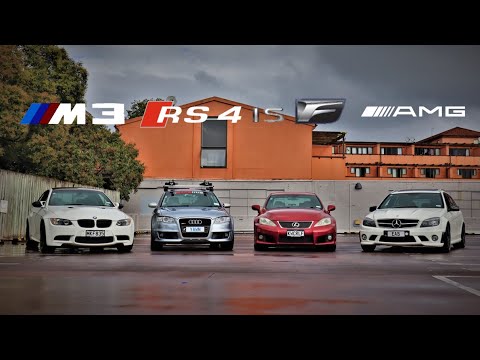 ULTIMATE V8 SHOWDOWN - M3 vs RS4 vs ISF vs C63
