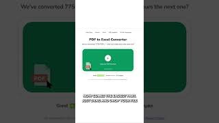 Convert PDF to Excel in Seconds