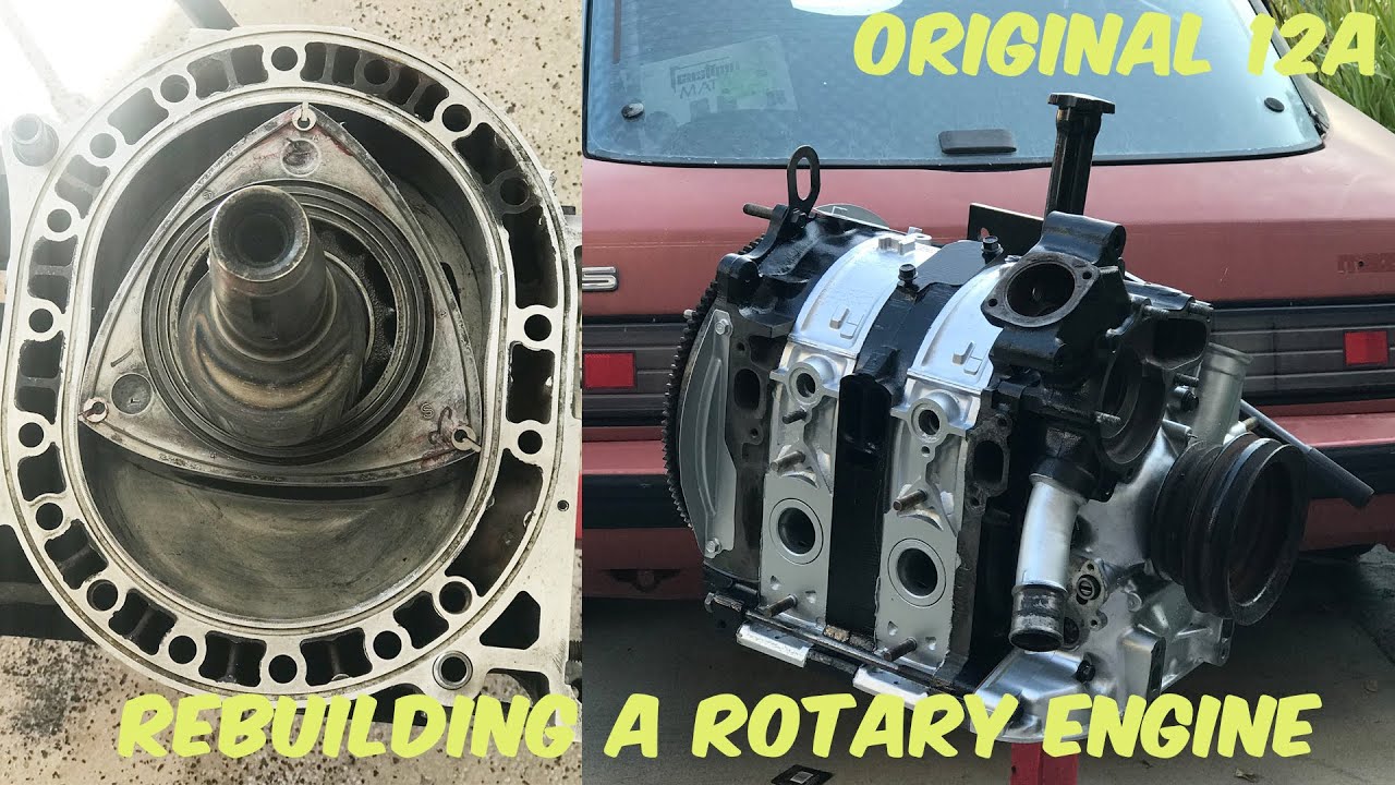 Rebuilding A 12A Rotary Engine | 1984 Mazda Rx7