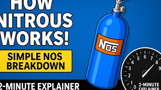 How Nitrous Oxide Works in Cars 💨 | Simple NOS Explanation for Beginners | Quick Clips Car Tech