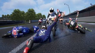 Racing game motogp 18 crash compilation, is new series from game.
available on steam, developed and published by milestone s.r.l.
music...