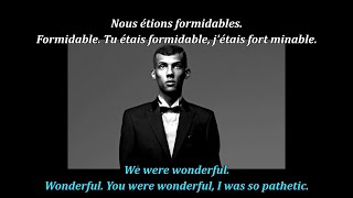 FRENCH LESSON - learn French through music ( French song, English translation ) Stromae - Formidable