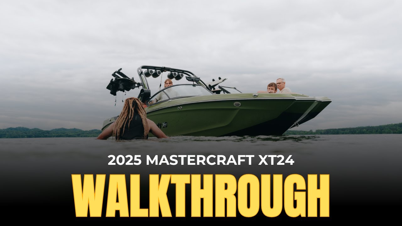 2025 MasterCraft XT24 Walkthrough | Power, Style, and Ultimate Wake Performance