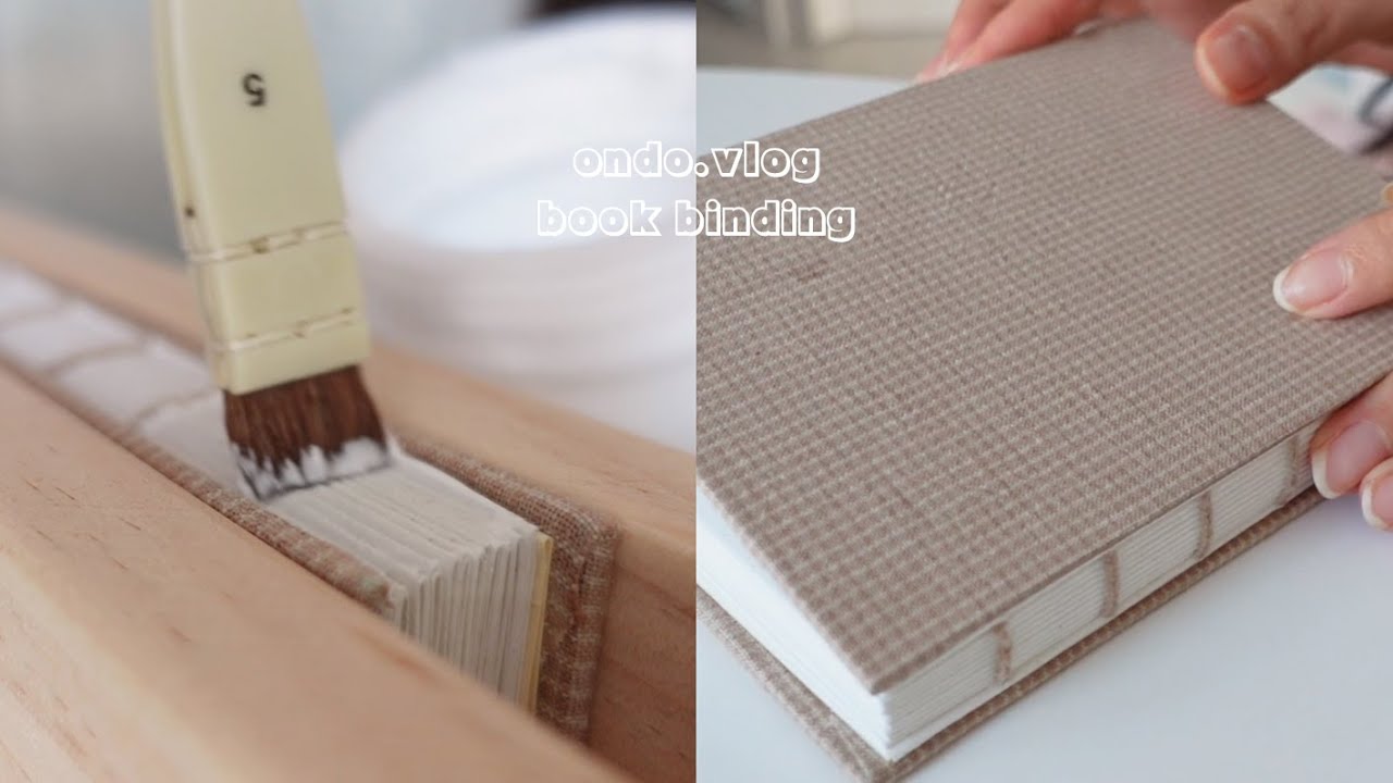 NO BGM)집에서 다이어리 만드는 영상2(asmr같은..잠오는 영상,노출바인딩)