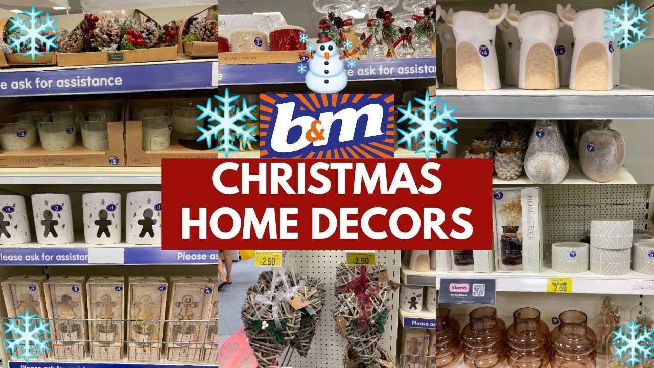 B&M CHRISTMAS/WINTER HOME DECOR COLLECTION WITH PRICE SEPT 2022 | B&M ...