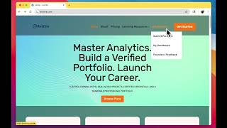 How to Build Your First Data Analyst Portfolio on Aviztra (Step-by-Step Walkthrough)