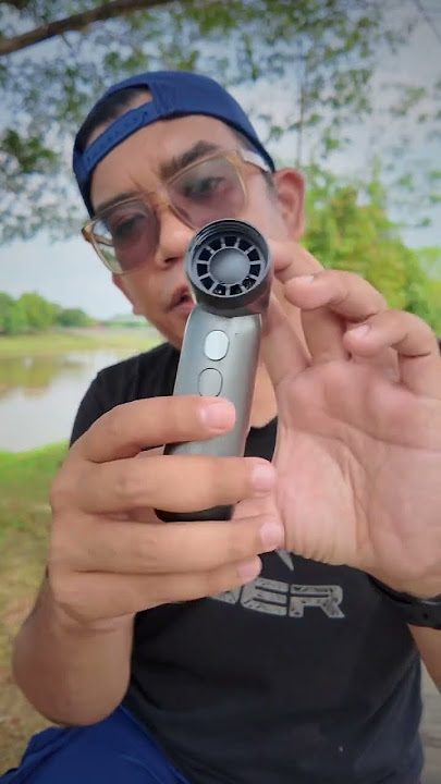 Yoole mini turbo fan ni kecil je tapi angin kuat betul #mykhalishjourney