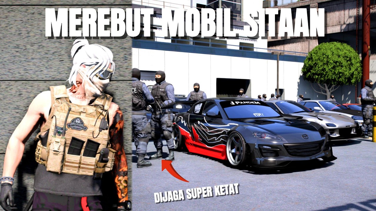 TEGANG!!! DETIK-DETIK MEREBUT MOBIL DARI KANTOR POLISI! - GTA V ROLEPLAY