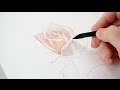 Watercolor Rose Tutorial Part 1