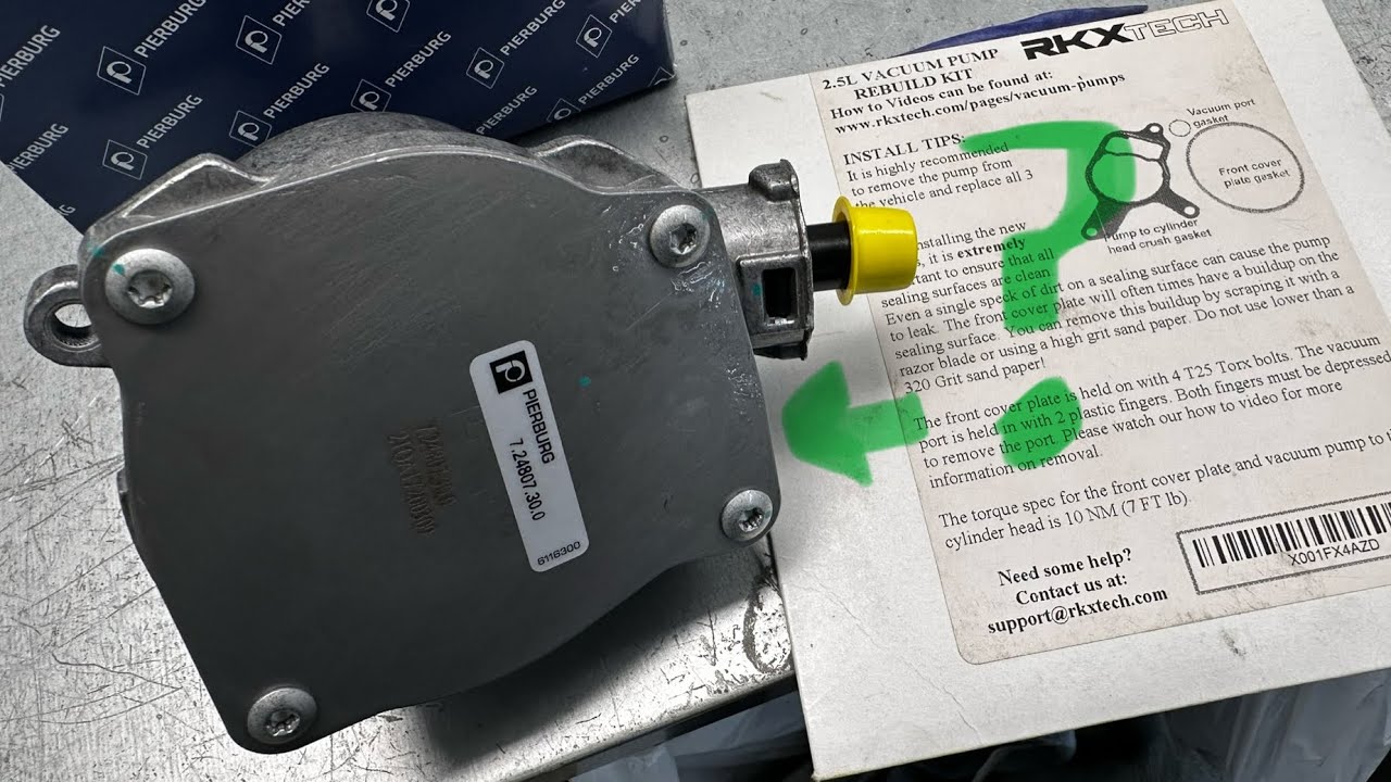 VACUUM PUMP RESEAL ON VW JETTA MK6 YouTube