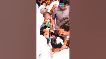 YS Jagan Anna 💙 spreading love & care with orphanage kids and old age home 🙏👑 | #trending #viral