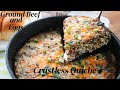 Quick & Tasty: Ground Beef and Egg Crustless Quiche Recipe