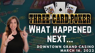 🟢 3 Card Poker at Downtown Grand Casino Las Vegas and a Surprise Jackpot Win! 🔥😁👍🏼