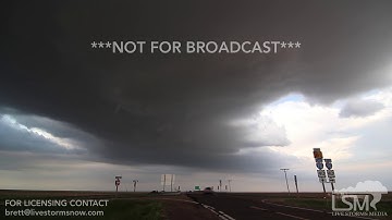 05-18-18 Quinter, KS  Supercell, Gustnado, Funnel and HQ Hail audio