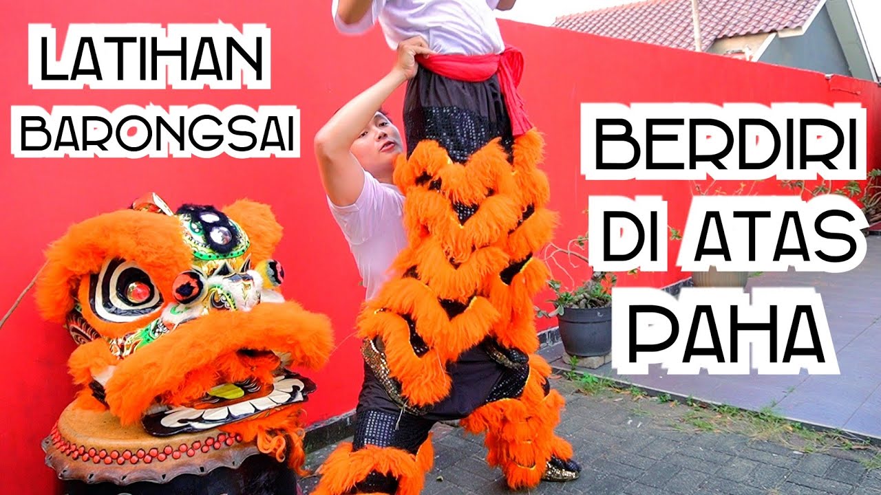 KELOVLOG - TUTORIAL LATIHAN BARONGSAI BERDIRI DI ATAS PAHA DUA KAKI | NAIK MA SE