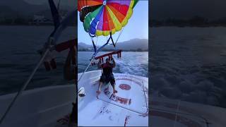 paragliding in sea |paragliding funny videoshorts youtube