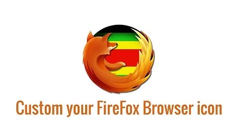 How to change firefox browser icon