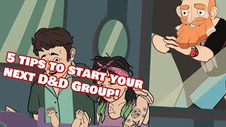 5 tips! Lies about starting a D&D group! #lists #dnd #howto