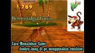 Cara Memainkan Game Jadul Donkey Monkey di Pc  - Emulator Project64 screenshot 2