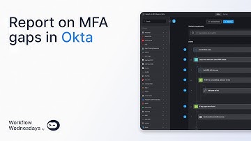 Blink Workflow: Report on MFA gaps in Okta