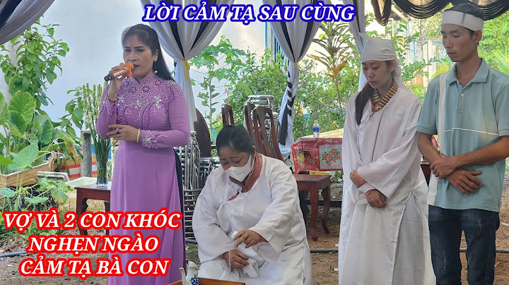 Lời Cảm Tạ Hay Nhất Tôi Từng Nghe  - Lời Cảm Tạ Kim Thủy - Vợ Và 2 Con Khóc Nghẹn Ngào