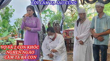 Lời Cảm Tạ Hay Nhất Tôi Từng Nghe  - Lời Cảm Tạ Kim Thủy - Vợ Và 2 Con Khóc Nghẹn Ngào