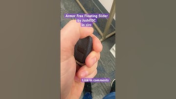 No soundtrack needed. The armor free floating fidget slider from juzhEDC #fidget #toys #sound