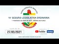 14ª Sessão Ordinária - CMMN (27/05/2021)