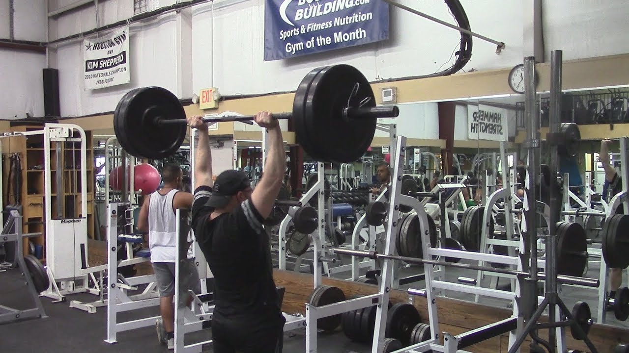 Jason Blaha Showing That The Overhead Press Can Build ...