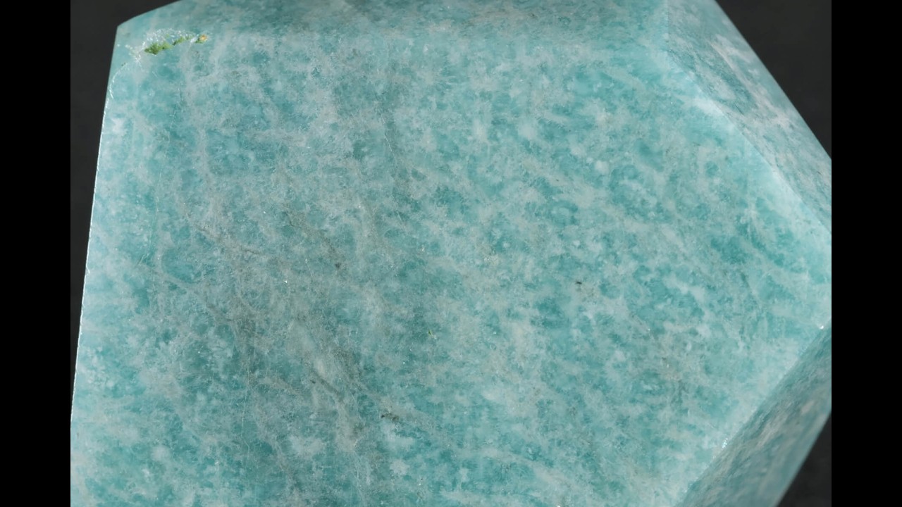 モザンビーク産アマゾナイト(天河石) 磨き石カット 86g / Amazonite 