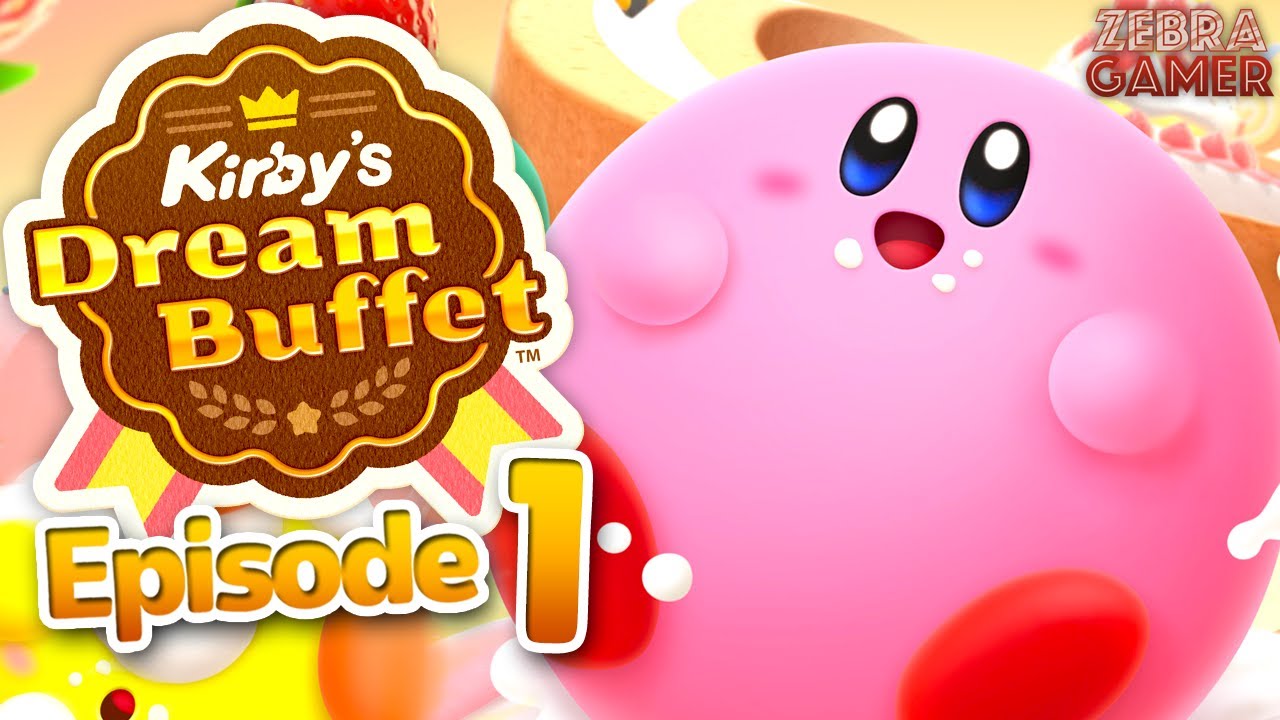 Lets Play Kirby's Dream Buffet - Part 1 - Gourmet Battle Royale
