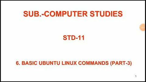 STD-11-SUB-COMPUTER LESSON-6-BASIC UBUNTU LINUX COMMANDS-3