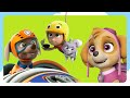 Skye and zuma best rescues  paw patrol  cartoons for kids