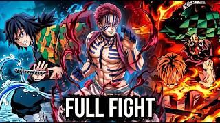 Akaza VS Tanjiro And Giyu Full Manga Fight Explained | Demon Slayer Infinity Castle Arc | M.S